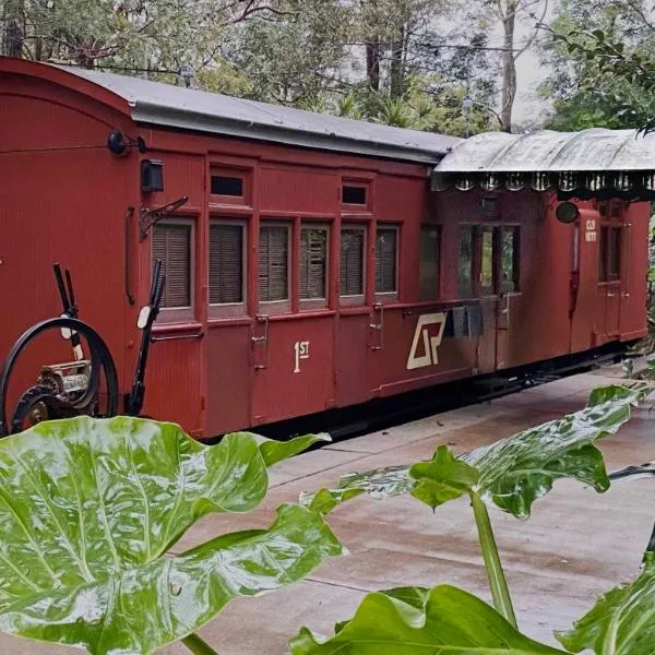 Mt Nebo Railway Carriage and Chalet，位于Fernvale的酒店