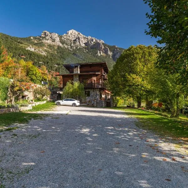 Chambres d'hôtes les Murès du Mercantour，位于蒂内埃河畔圣索弗的酒店