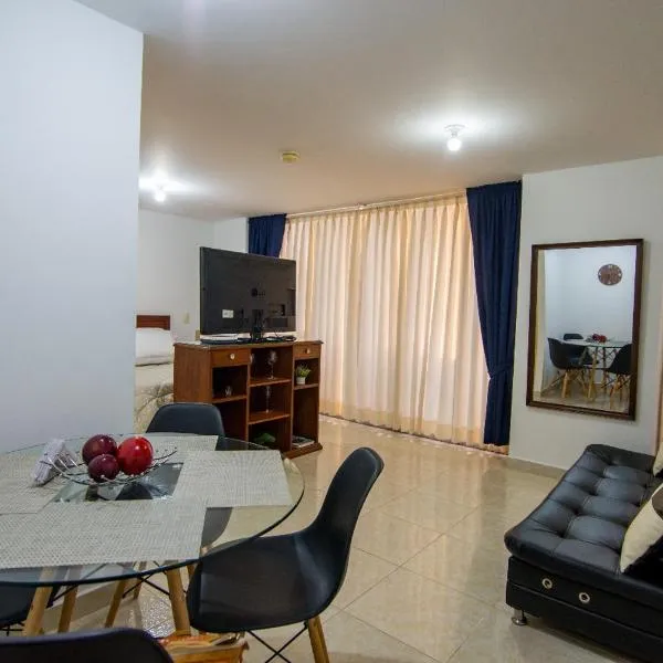 Apartaestudio atractivo, confortable, muy completo, familiar，位于布卡拉曼加的酒店