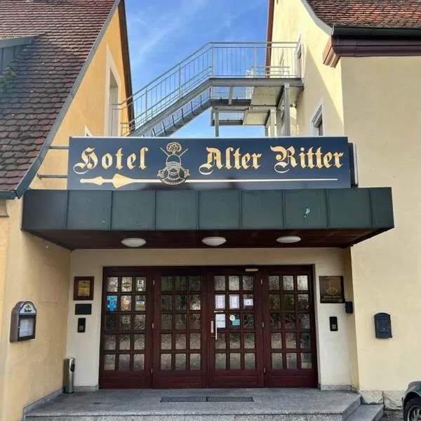 Hotel-Gasthof "Alter Ritter"，位于Reichelshofen的酒店