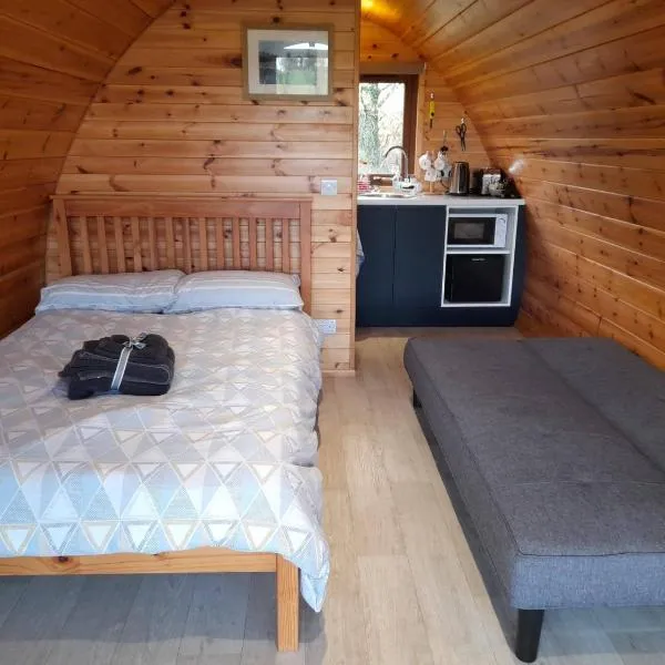 Glamping Pod Thady Killynick County Fermanagh，位于Derrylin的酒店