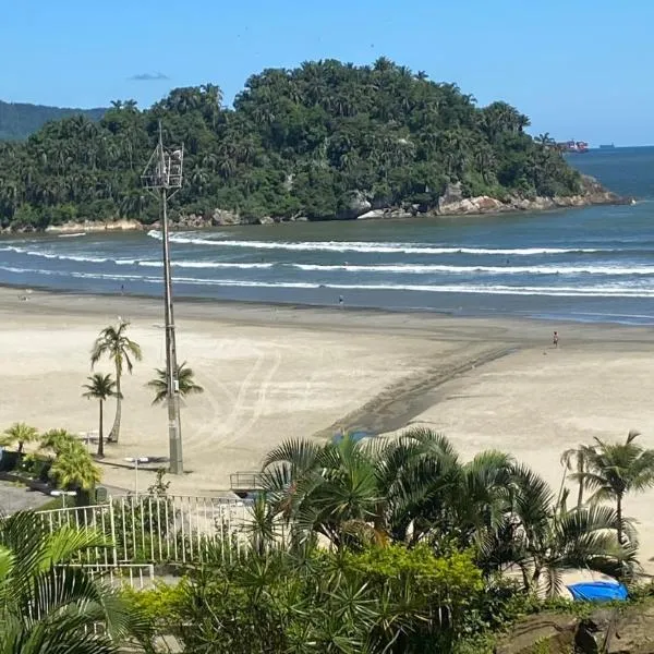 Apartamento Frente ao Mar Santos II，位于桑托斯的酒店