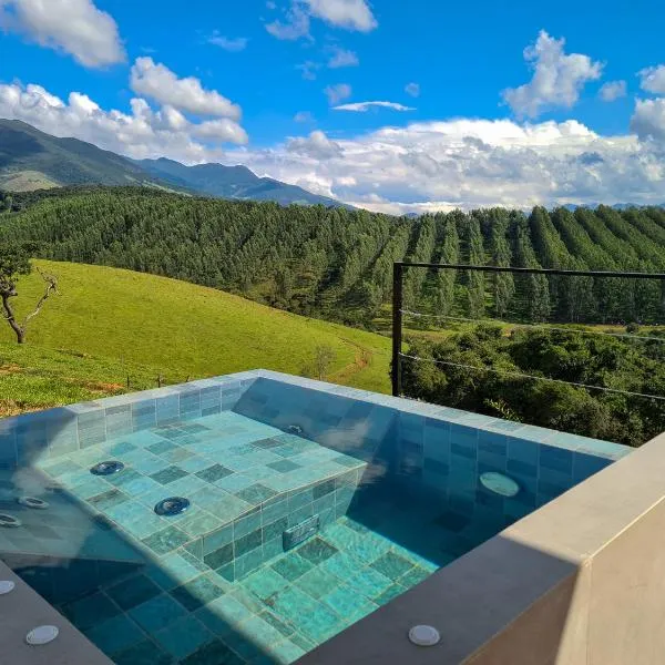 Solarium Mantiqueira - Conforto e vistas incríveis，位于伊塔年杜的酒店