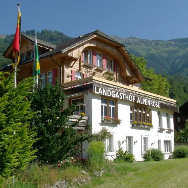 Hotel Alpenrose beim Ballenberg，位于格林德尔瓦尔德的酒店