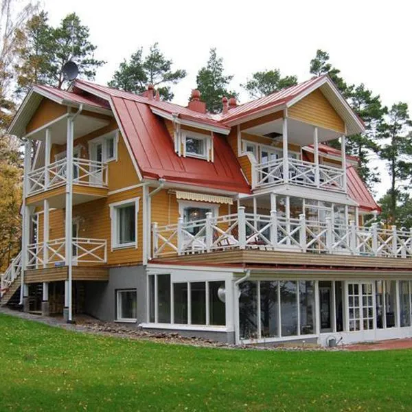 Villa Harald - Beachfront，位于Kasnäs的酒店
