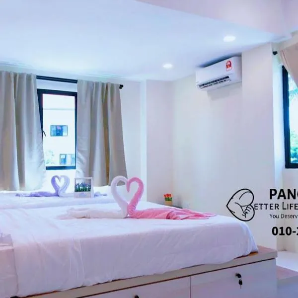 Pangkor Pasir Bogak Apartment 2Rooms 2Bathrooms near beach 6pax FREE WIFI，位于邦咯的酒店