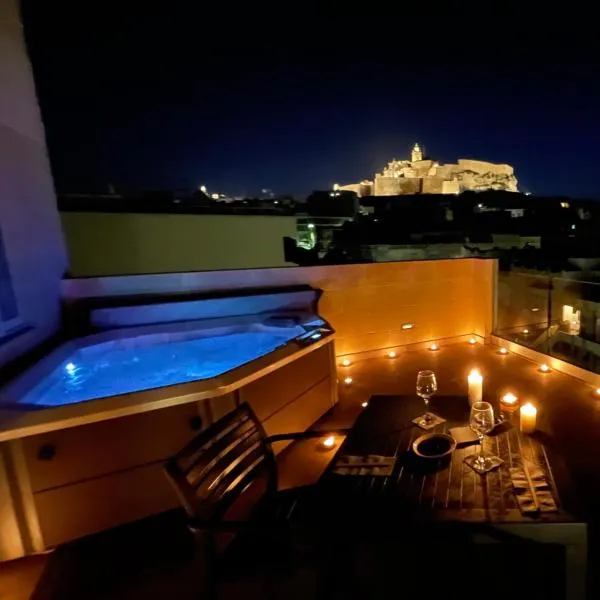 Cittadella View Penthouse with Jacuzzi，位于维多利亚的酒店