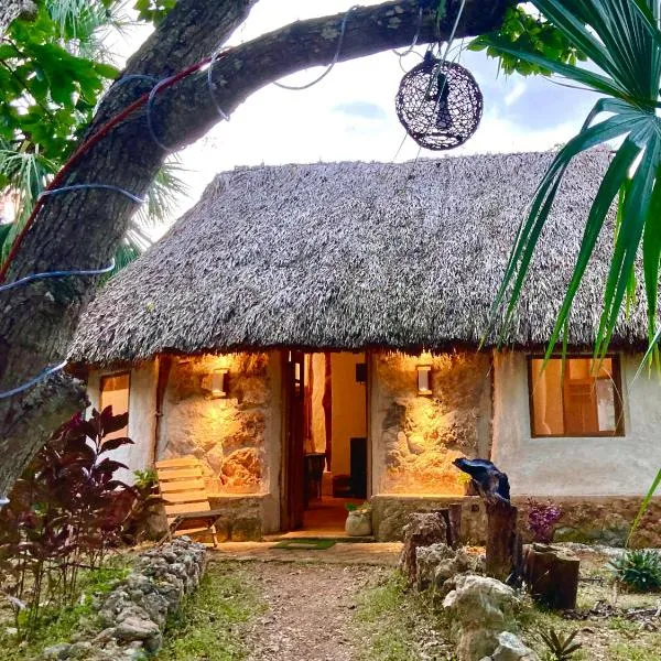 Encantadora Villa Maya tradicional en Rancho Agroecologico，位于Tzucacab的酒店