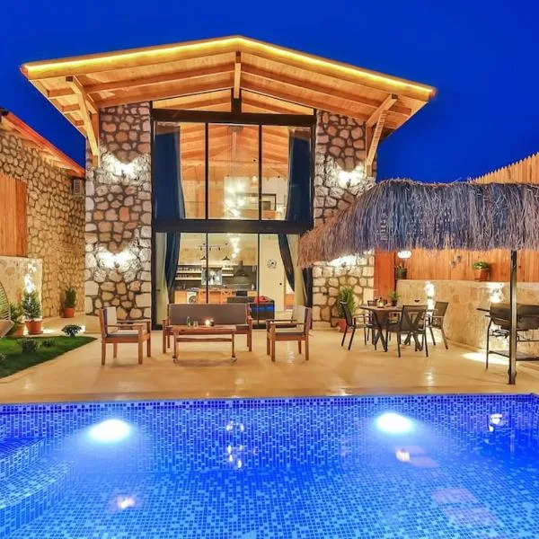 Villa Mila Patara-Luxury villa with pool，位于Adakoy的酒店