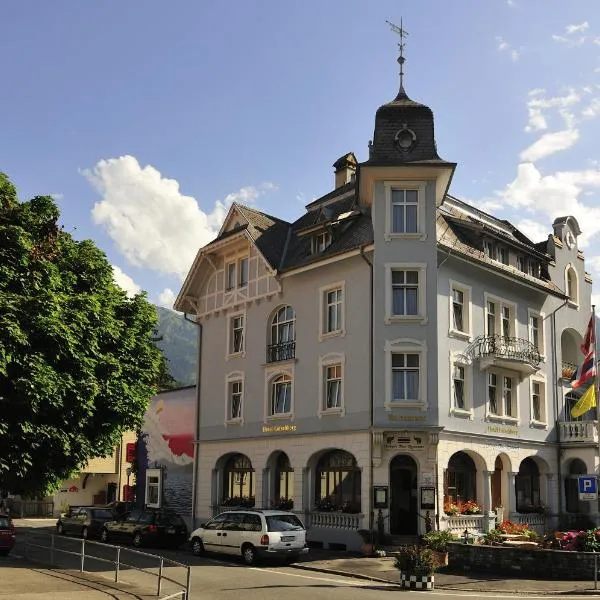 隆兹博酒店，位于Saxeten的酒店