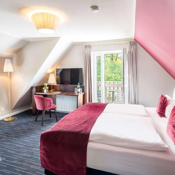 Logis Hotel QUARTIER 5, Sächsische Schweiz, mit Restaurant, Café & Bar，位于卡劳特格瑞斯赫的酒店