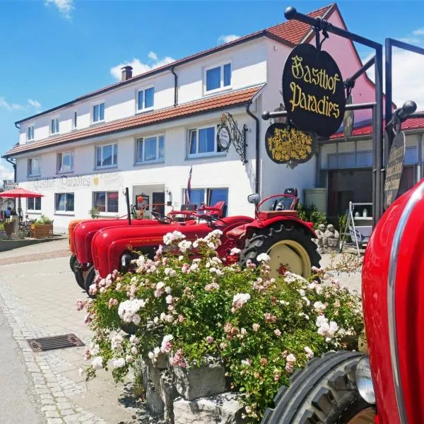 Adam & Eva Gasthof Paradies mit Hotel，位于Grünkraut的酒店