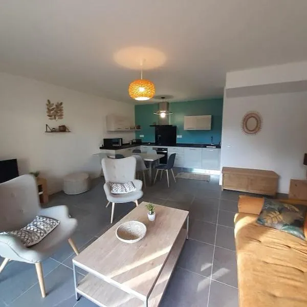 Dune Blanche 300 m de l'Océan, appartement neuf 6 personnes，位于塞尼奥斯的酒店