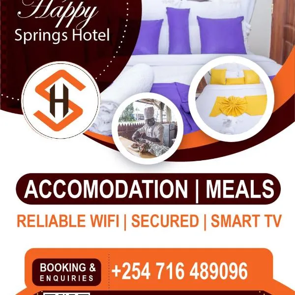 Happy Springs Hotel & Accomodation，位于Kericho的酒店