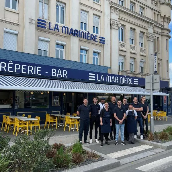 La Marinière Hôtel Restaurant Crêperie，位于滨海圣布里阿克的酒店