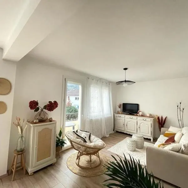 Superbe appartement avec salle de jeux，位于Vaux-lès-Saint-Claude的酒店