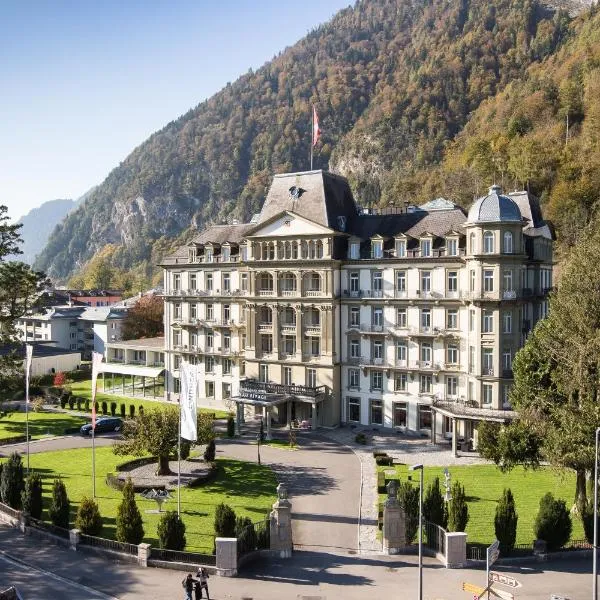 Grand Hotel Beau Rivage Interlaken，位于Oberried的酒店