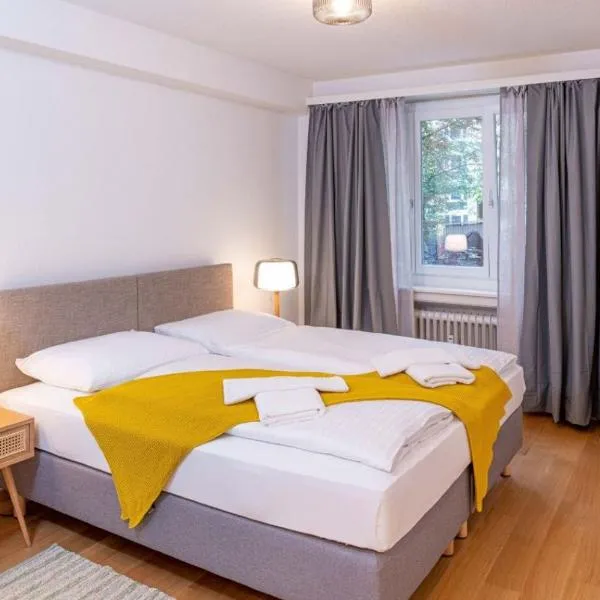 one bedroom apartment in trendy Zurich West，位于Zürich的酒店