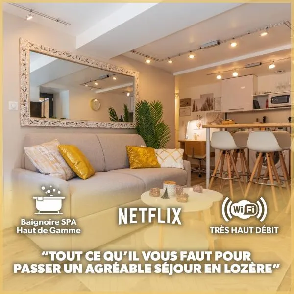 Le Bohème - Spa/Netflix/Wifi Fibre - Séjour Lozère，位于Saint-Bauzile的酒店