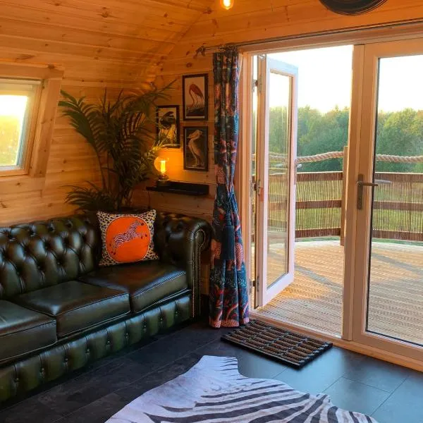 Coplow Glamping Pod & Hot Tub，位于Kibworth Harcourt的酒店