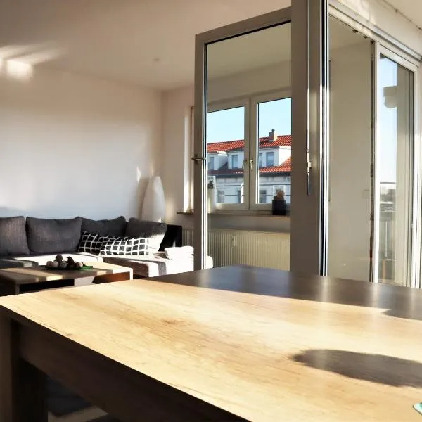 Exklusive Wohnung mit Dachterrasse in Schleußig,位于莱比锡的酒店