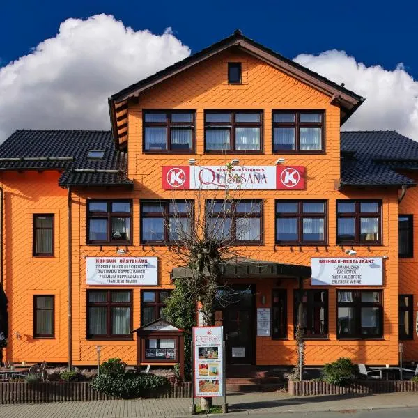 Konsum Gästehaus Quisisana - Nebenhaus Berghotel Oberhof - nur Übernachtung，位于Gräfenroda的酒店