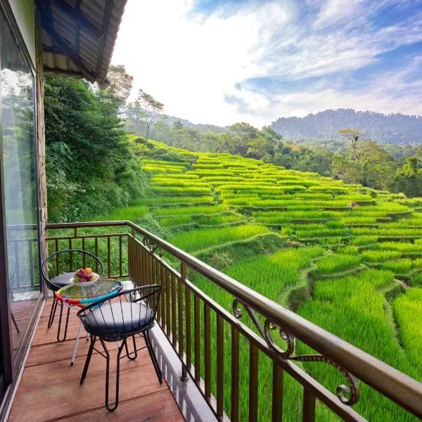 Central hills Puluong resort，位于Lũng Tiềm的酒店