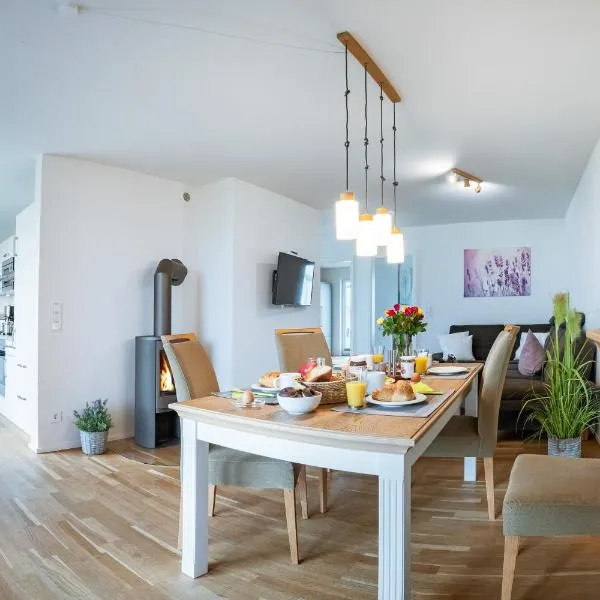 Fewo MEERwert by Seeblick Ferien ORO, Familienfreundlich, Sauna, Kamin,XL Dusche，位于奥尔本尼兹的酒店
