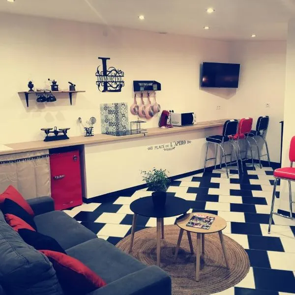 L'immortel gîte vintage avec ou sans spa，位于Cauchy-à-la-Tour的酒店