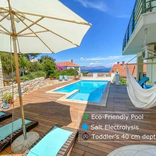 Eco Sunshine Apartments Lumbarda，位于鲁巴达的酒店