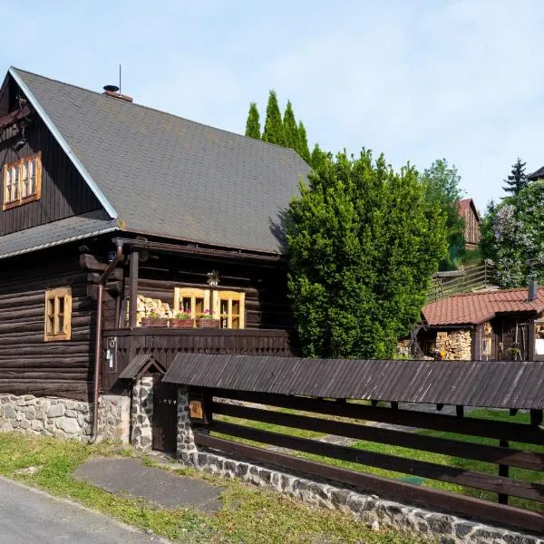 Traditional cozy cottage BOCANKA，位于Nižná Boca的酒店