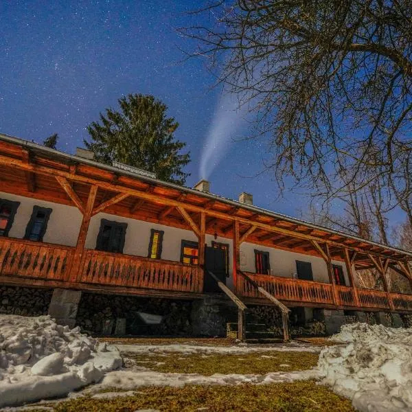 Dobrica Hunting Lodge，位于Malnaş Băi的酒店