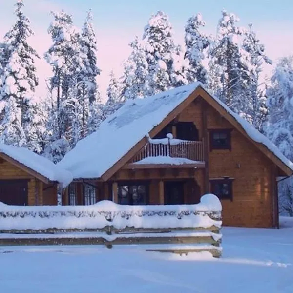 Norwegian Log Cabin The Roe Deer -sauna & hot tub，位于福哈伯斯的酒店