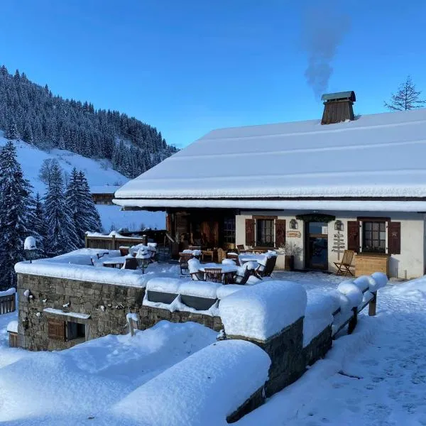 Les Chalets de la Serraz，位于Glières-Val-de-Borne的酒店