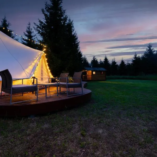 Kuusehaldja Glamping，位于Hagudi的酒店