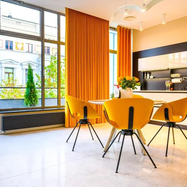 Pietryna Apartments Luxury - Sauna , Jacuzzi , Bezpośrednio przy ul Piotrkowskiej，位于罗兹的酒店
