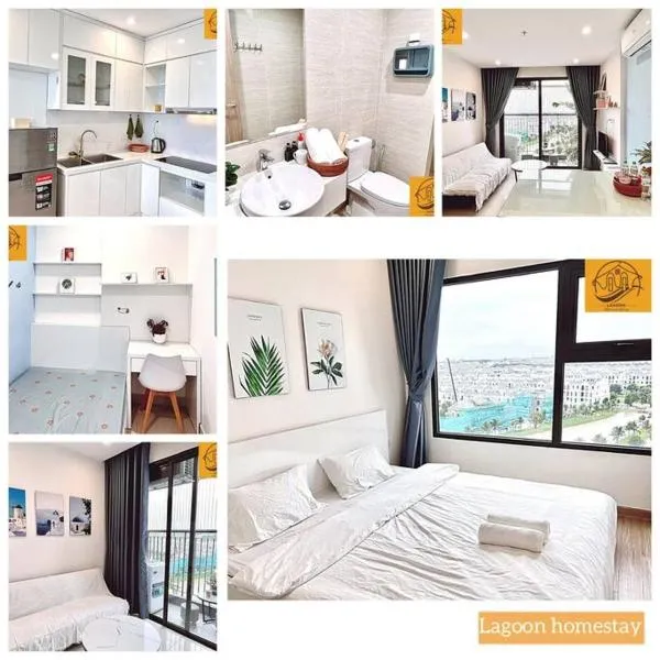 căn hộ 1 ngủ có 2 giường, view hồ，位于Gia Lâm Pho的酒店