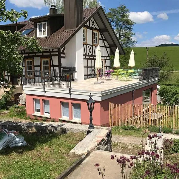Ferienwohnungen Grundmühle，位于Nordheim vor der Rhön的酒店