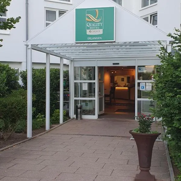 Quality Hotel Erlangen Garni，位于Baiersdorf的酒店