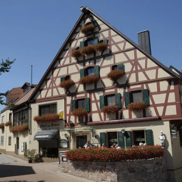 Gasthof Zur Krone，位于Mitteleschenbach的酒店