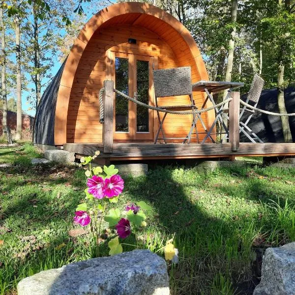 29 Premium Camping Pod，位于Treia的酒店