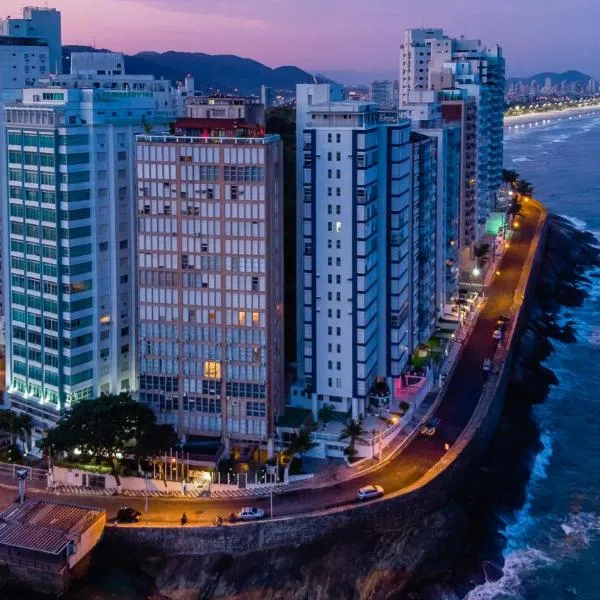 Grand Hotel Guarujá - A sua Melhor Experiência Beira Mar na Praia!，位于瓜鲁雅的酒店