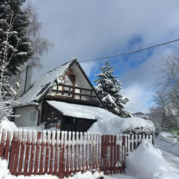 Domek Jakusówka Laliki Pochodzita w sercu Beskidów，位于Laliki的酒店