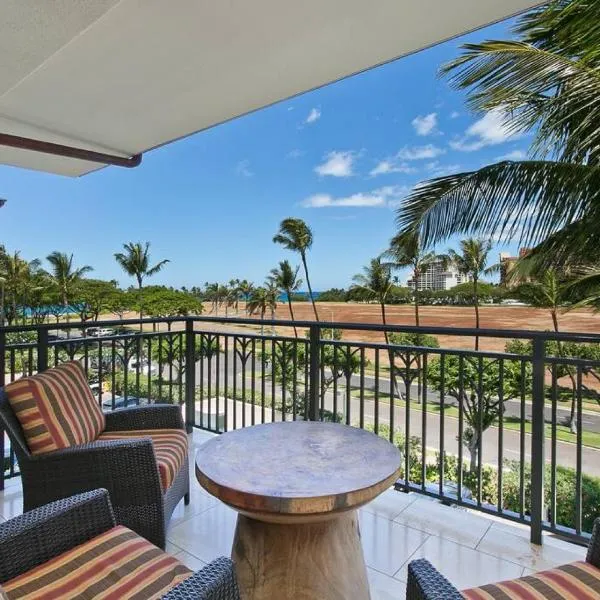 Ko Olina Beach Villas O410 - 2BR Luxury Condo with Partial Ocean View，位于卡波雷的酒店