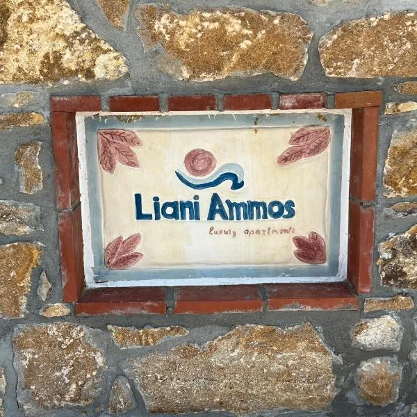 Liani Ammos，位于阿莫利亚尼岛的酒店