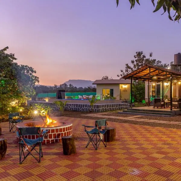 SaffronStays Apricus Farm, Karjat，位于潘韦尔的酒店