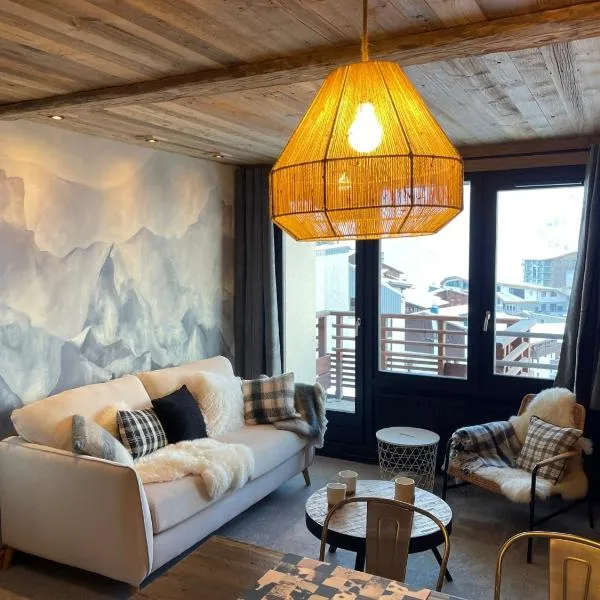 MyHome - Chamallow - appart 4-6 places rénové - cosy et confort !，位于蒂涅的酒店