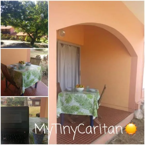 My Tiny Caritan- Petit coin de paradis- Bungalow de vacances- jardin, plage, piscine attenante，位于勒沃克兰的酒店