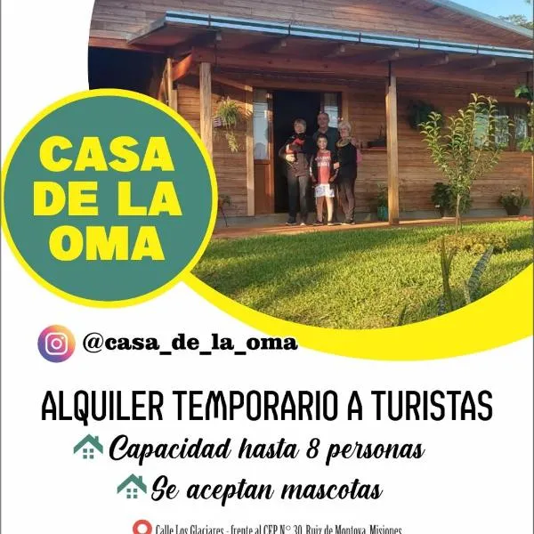 Casa de la Oma，位于Puerto Leoni的酒店