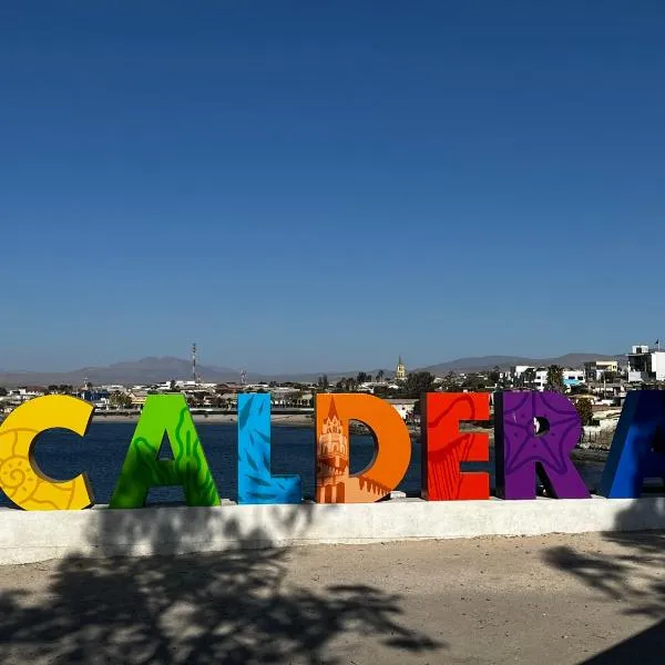 Cabaña en Caldera a 7 min Bahía Inglesa，位于卡尔德拉的酒店
